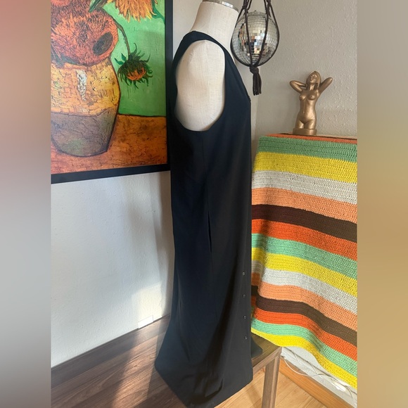 Talbots Black Button-Down Maxi Dress - Picture 5 of 7
